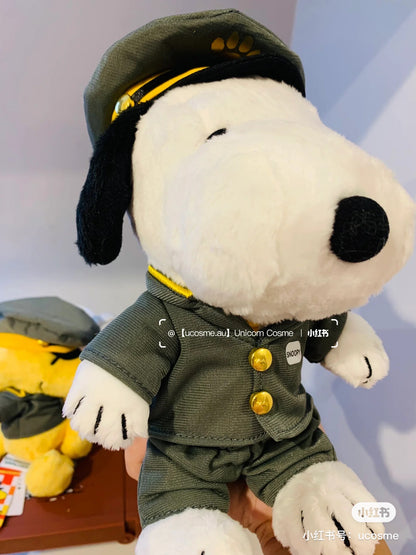 Snoopy｜东京车站限定公仔/玩偶/衣服可以脱下/铭牌上还有名字