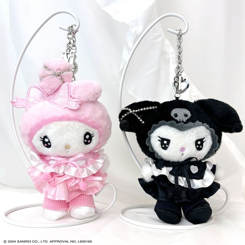 Sanrio三丽鸥｜Sanrio Mascot Holder / Twin Idol Initial Charm with Rhinestone偶像系列字母包挂/挂件｜约10×6×18cm