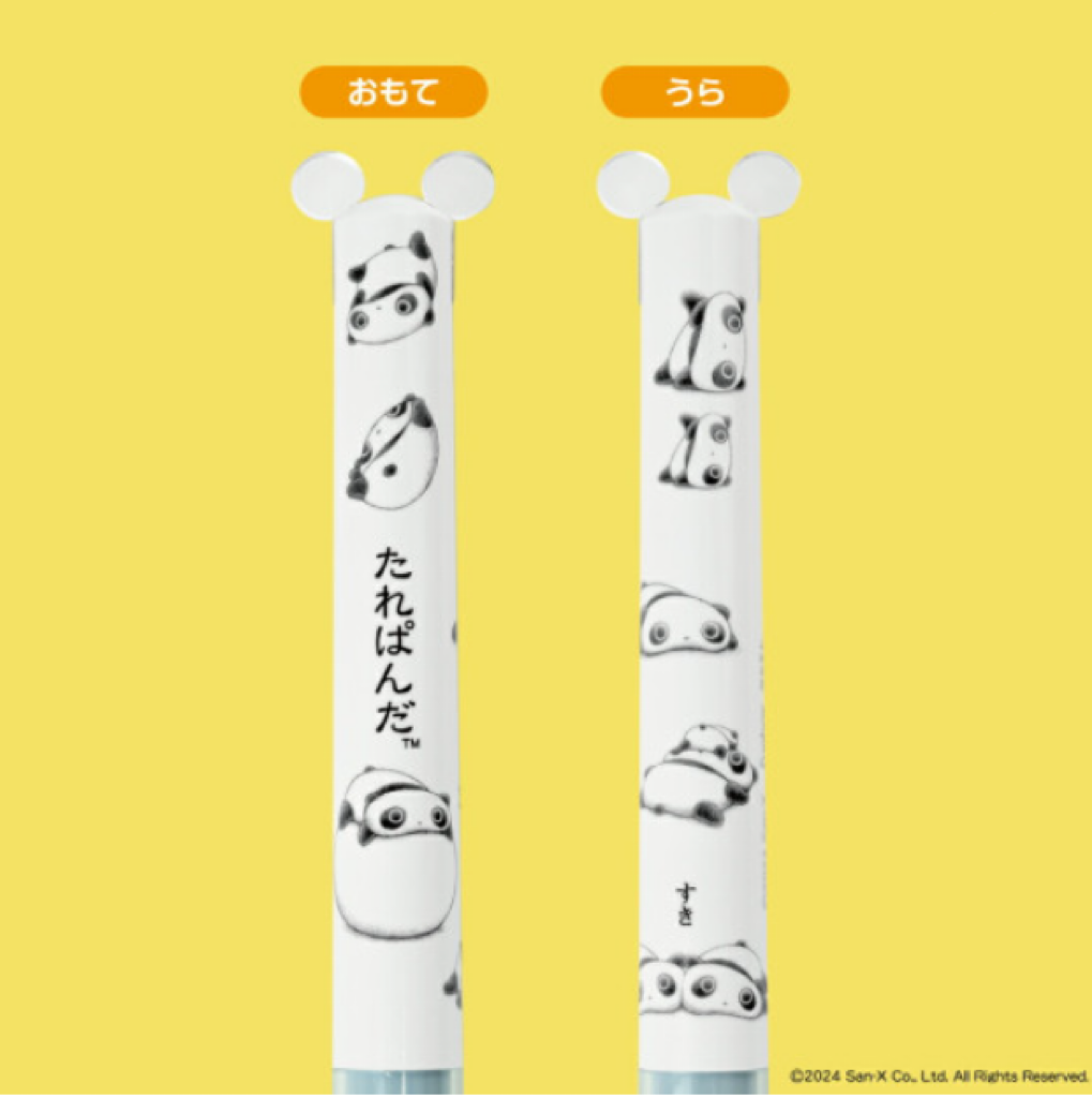 SANX｜Two Color Mimi Pen 怀旧系列可爱角色红/黑双色圆珠笔｜芯0.7mm