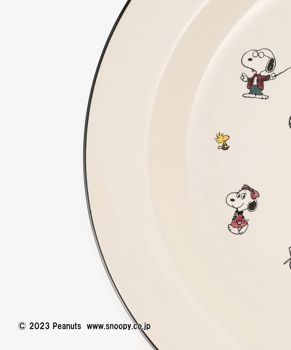 Snoopy｜Afternoon Tea英伦风限定各角色餐盘｜	高さ2cm/直径20cm