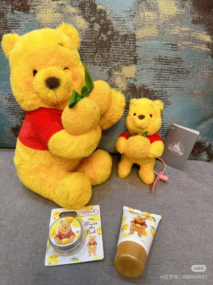 Disney迪士尼｜Winnie the Pooh stuffed toy (S) YUZU POOH柚子噗噗2023限定小熊维尼毛绒公仔｜s号｜约25*20cm