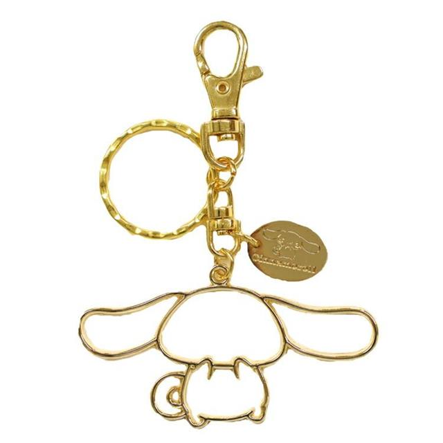 Sanrio｜Sanrio Metal Keychain Gold｜5×4cm approx.