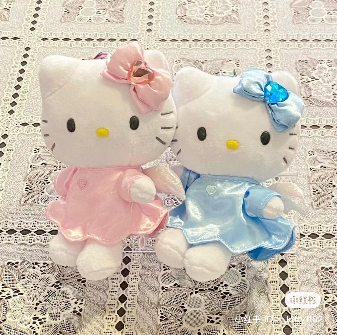 Hello kitty凯蒂猫｜爱心扣爱神小天使挂件/包挂