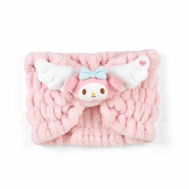 Sanrio｜角色天使翅膀伸缩宽毛绒吸水发带｜约22 x 16 x 6cm