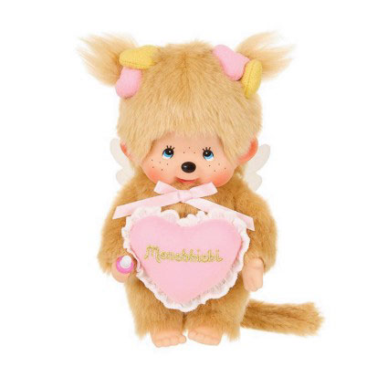 【limit 1】Monchhichi｜Sekiguchi Love Happy Angel Monchhichi S  Plush Dolls/PlushToy｜20×13×7.5cm approx.