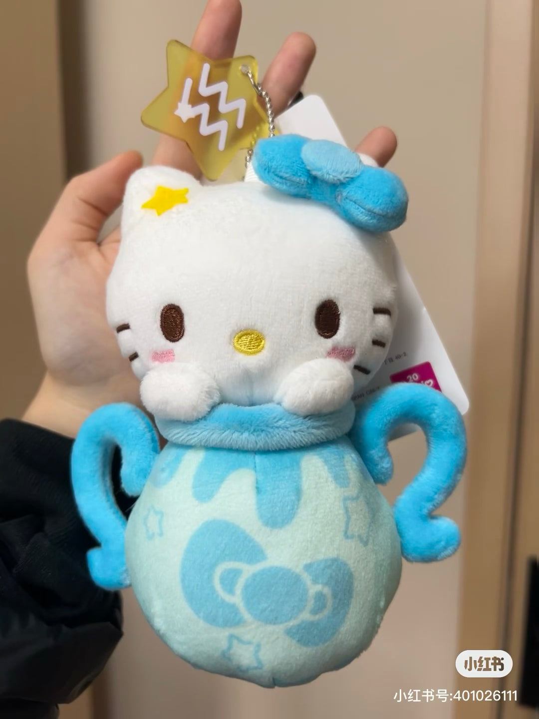 Sanrio三丽鸥｜Avail联名Hello Kitty凯蒂猫50周年限定12星座毛绒玩偶挂件/包挂