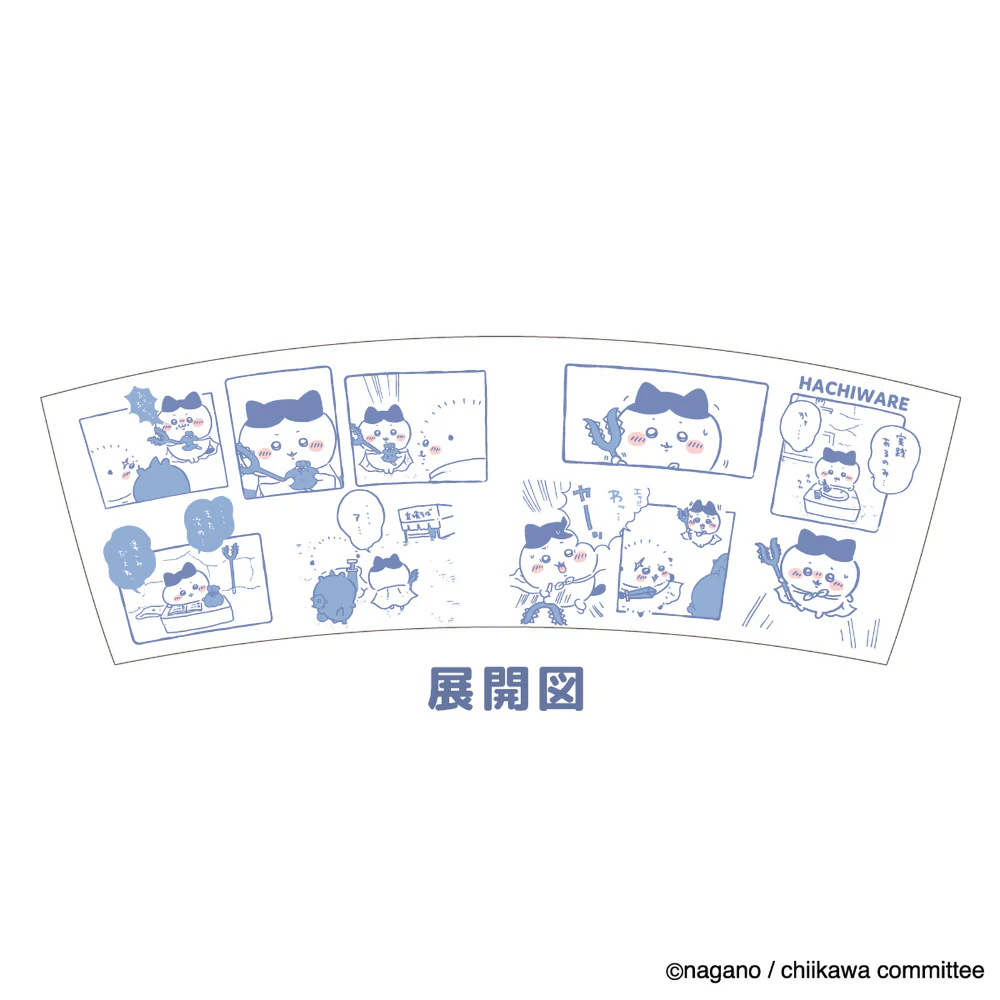 chiikawa吉伊卡哇｜Comic Mug漫画陶瓷马克杯/微波炉/洗碗机适用｜约380ml