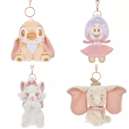 Disney迪士尼 ｜Plush Keychain Winter Shiny Color 东迪2024冬日金色闪亮系列毛绒玩偶钥匙扣挂件/包挂｜约H12×W11×D9cm