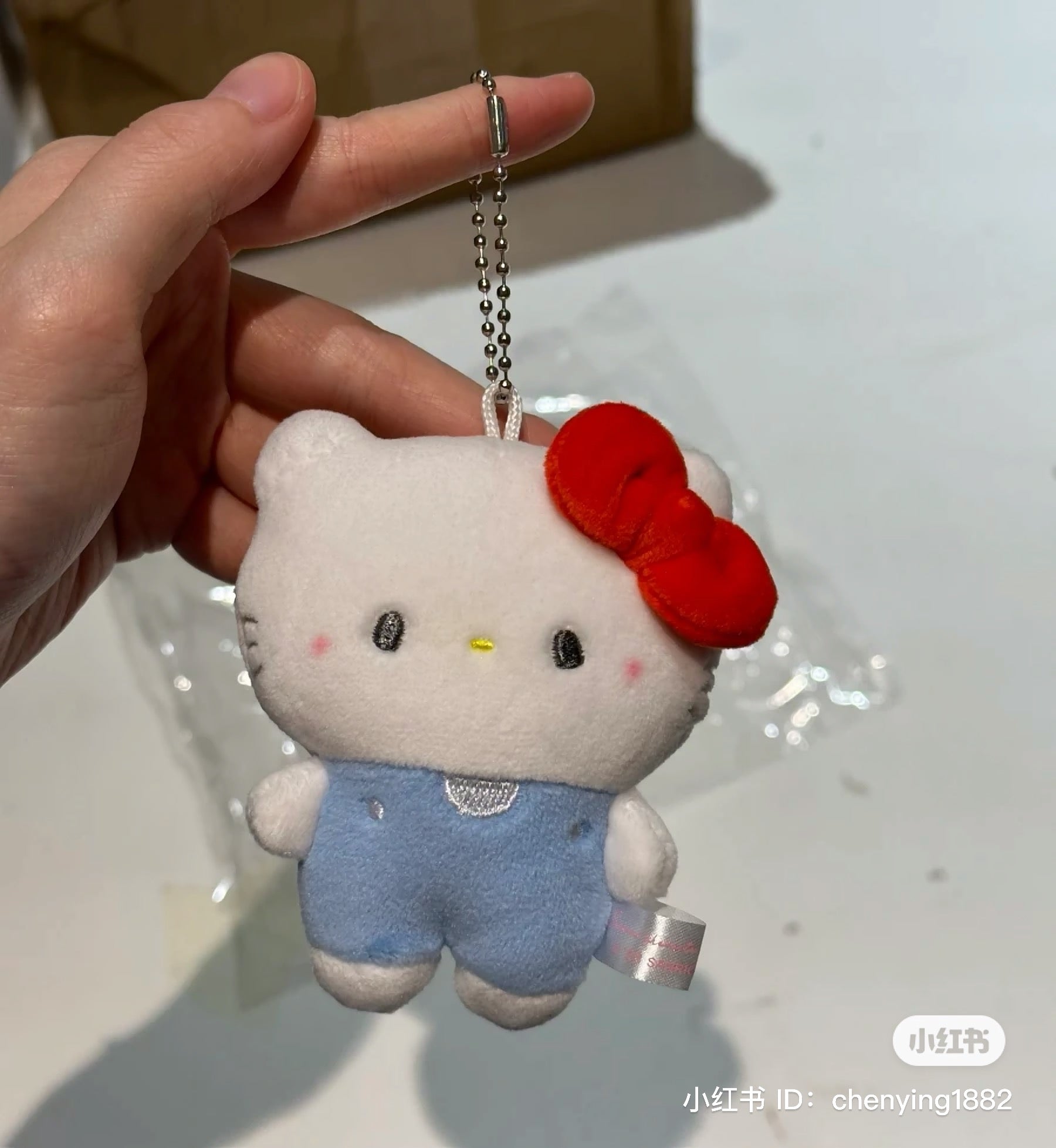 Sanrio｜呆萌豆豆眼/绿豆眼可爱挂件｜約H105×W105×D45mm