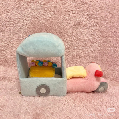 Sumikko gurashi角落生物｜San-x Sumikko Gurashi Scene Plush Toy &quot;Flower Wagon&quot; 水龙花车鲜花速递毛绒场景沙包玩偶/摆件｜约150 × 210 × 85 毫米