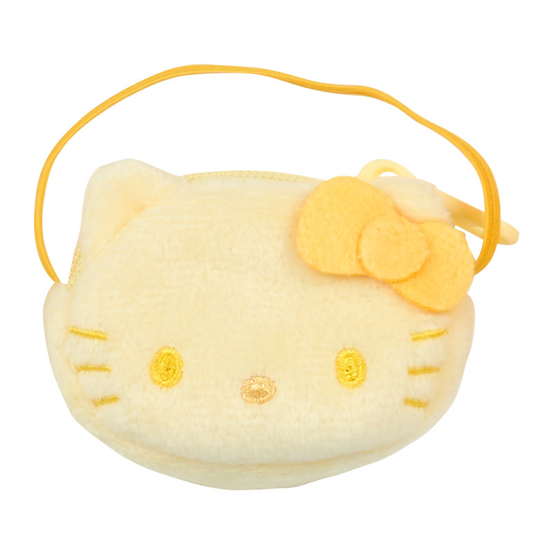 Sanrio三丽鸥｜Color Variation Plush Pochette-Hello Kitty凯蒂猫脸型彩色10色毛绒迷你斜挎包盲盒/全10种｜1枚入