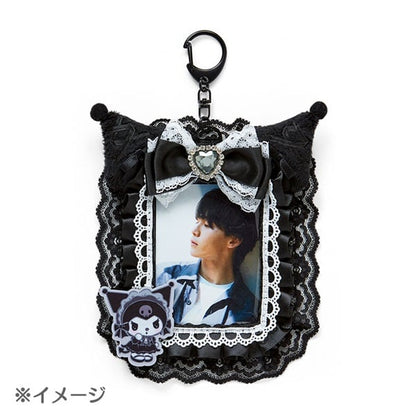 Sanrio三丽鸥｜Trading Card Holder / Enjoy Idol Gothic Night Party享受偶像哥特之夜派对黑色偶像应援钥匙扣卡包/照片挂｜约13×2×15cm