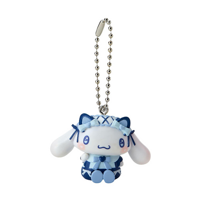 Sanrio三丽鸥｜Secret Mascot - Charm Keychain - Dream Ribbon Blind Box（a box of 8）梦幻蕾丝蝴蝶结千鸟格女仆地雷系玩偶挂件盲盒/全8种｜1枚入