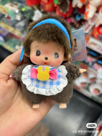 【restock soon】Monchhichi｜Babychichi Idol Mascot Holder /Plush Keychain｜H9.5 x W6 x D5.5 cm approx.