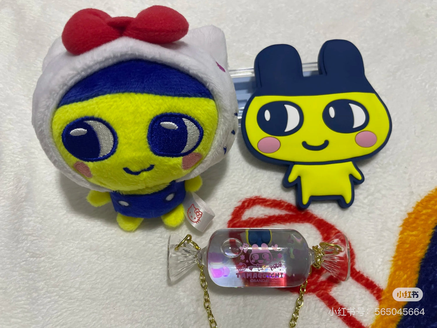 Tamagotchi拓麻歌子｜Silicone Mirror电子宠物可爱角色硅胶迷你随身镜子/手持镜｜约 100x100x7mm