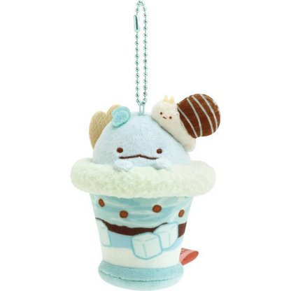 Sumikko gurashi｜Tokage Lizard Mint Chocolate Parfait Plush Keychain San-X｜ 105×65×65mm approx.