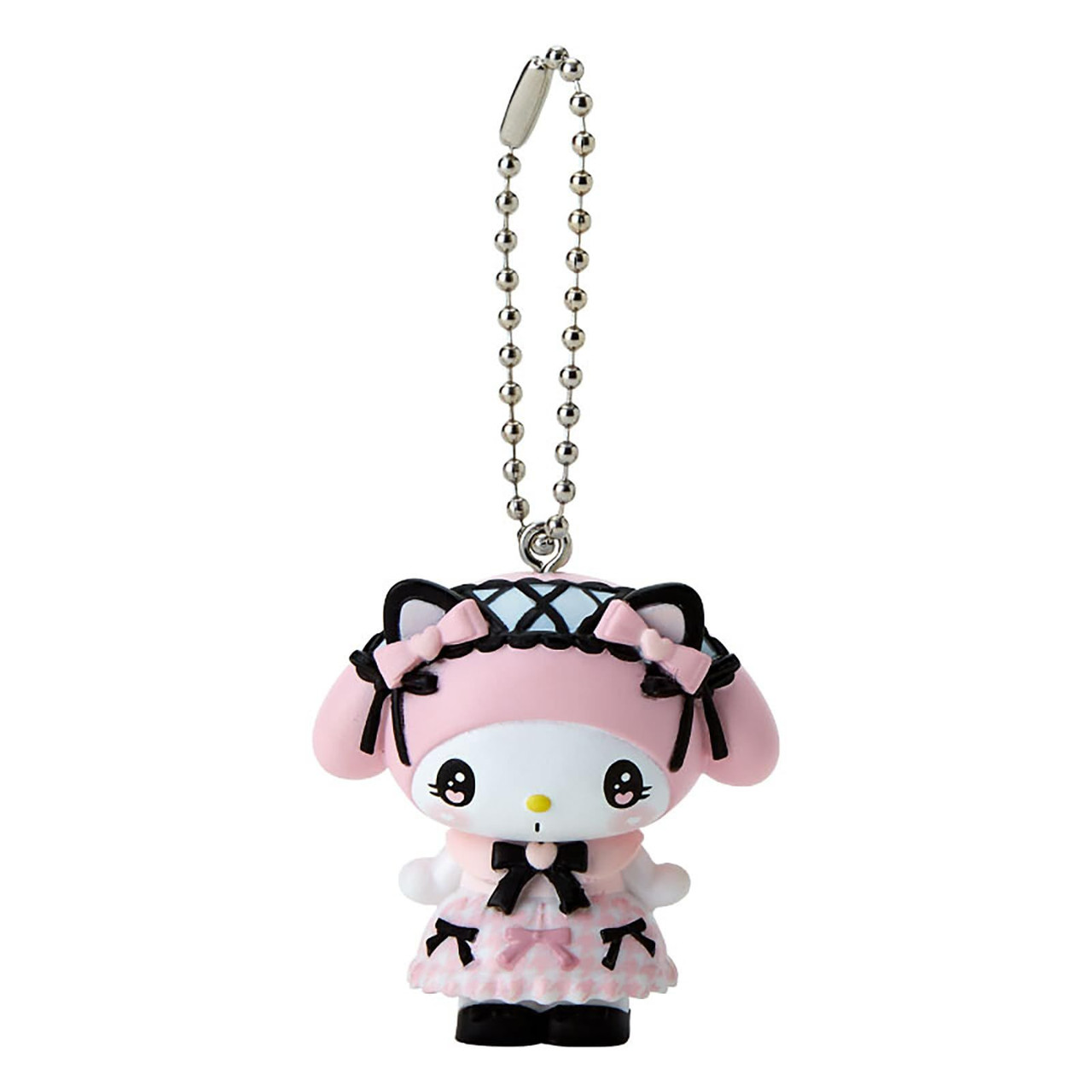 Sanrio三丽鸥｜Secret Mascot - Charm Keychain - Dream Ribbon Blind Box（a box of 8）梦幻蕾丝蝴蝶结千鸟格女仆地雷系玩偶挂件盲盒/全8种｜1枚入