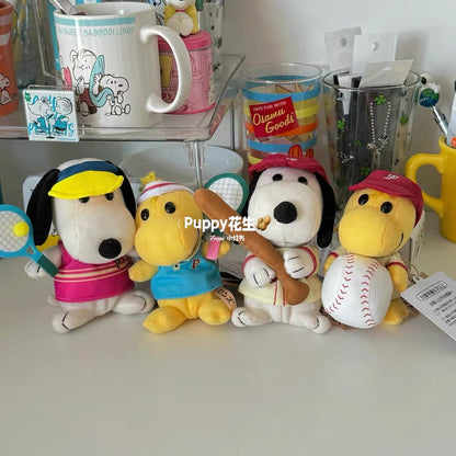 Snoopy｜snoopy&amp;woodstock史努比和糊涂塔克棒球系列mini公仔/玩偶