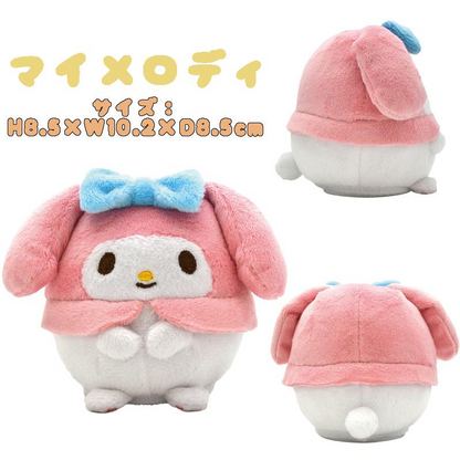 Sanrio三丽鸥｜Plushie Talking Toy - Mini超可爱会模仿说话互动的迷你圆滚滚毛绒玩具/玩偶/公仔｜约 H9.2 x W8.7cm