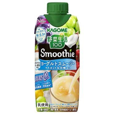 Kagome｜Smoothie无添加晴王葡萄果蔬混合饮料｜330ml【24.01.23】