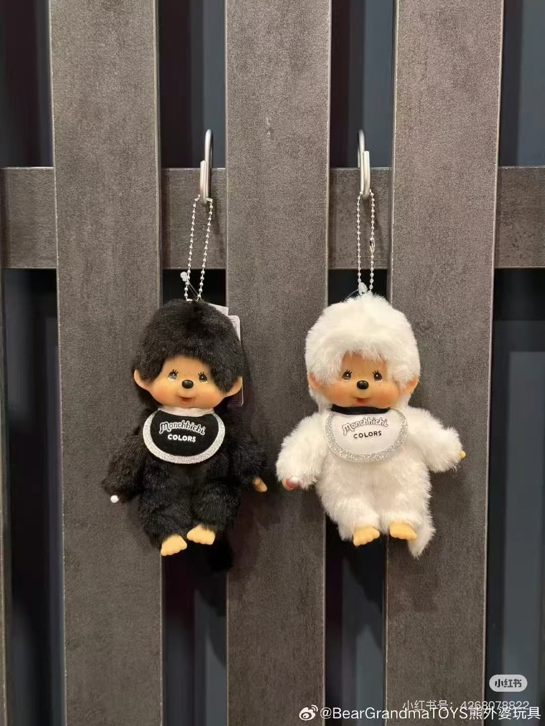 【limit 1】Monchhichi｜COLORS Mascot Holder /Plush Keychain｜H13.5 x W8.5 x D5.5cm approx.