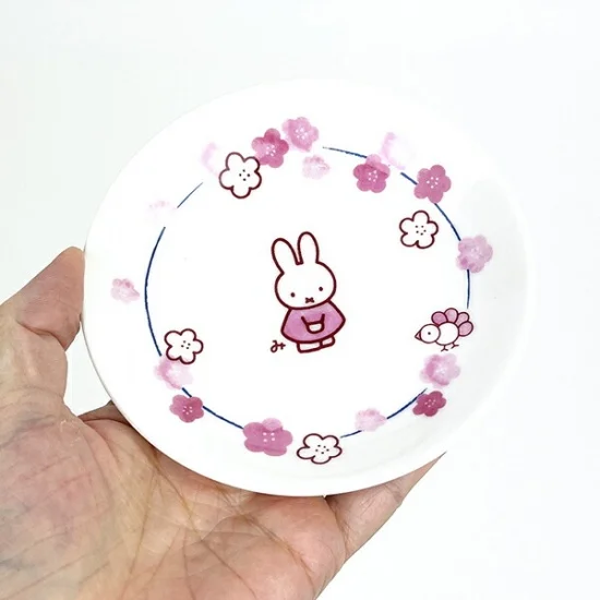 Miffy米菲｜Porcelain Rice Bowl - Sakura樱花陶瓷盘｜约 120x20mm