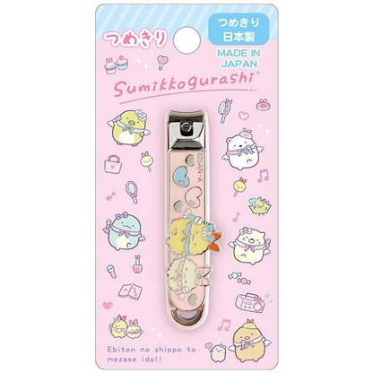 Sumikko gurashi角落生物｜San-X Nail Clipper - Sumikko Gurashi / Clover可爱角色不锈钢防飞溅指甲剪/指甲钳｜约65×10×15mm