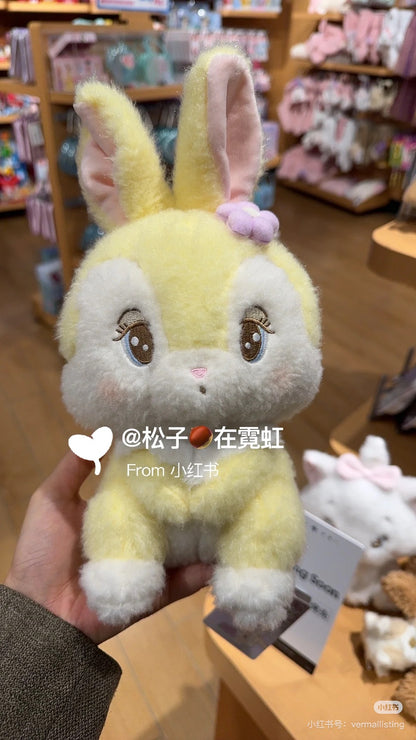 Disney迪士尼｜Miss Bunny Plush Doll Illustrated by mikko联名系列超可爱坐姿毛绒玩偶/公仔｜约H28.5×W14×D14cm