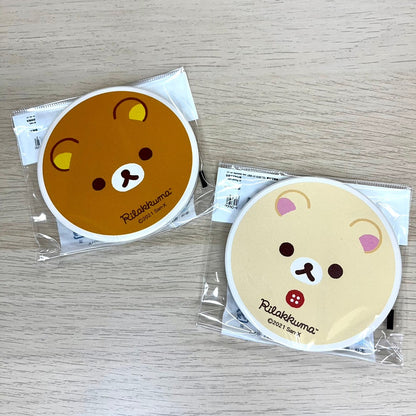 Rilakkuma｜San-X Paper-cutting Water-absorbing Coaster｜90×7mm approx.