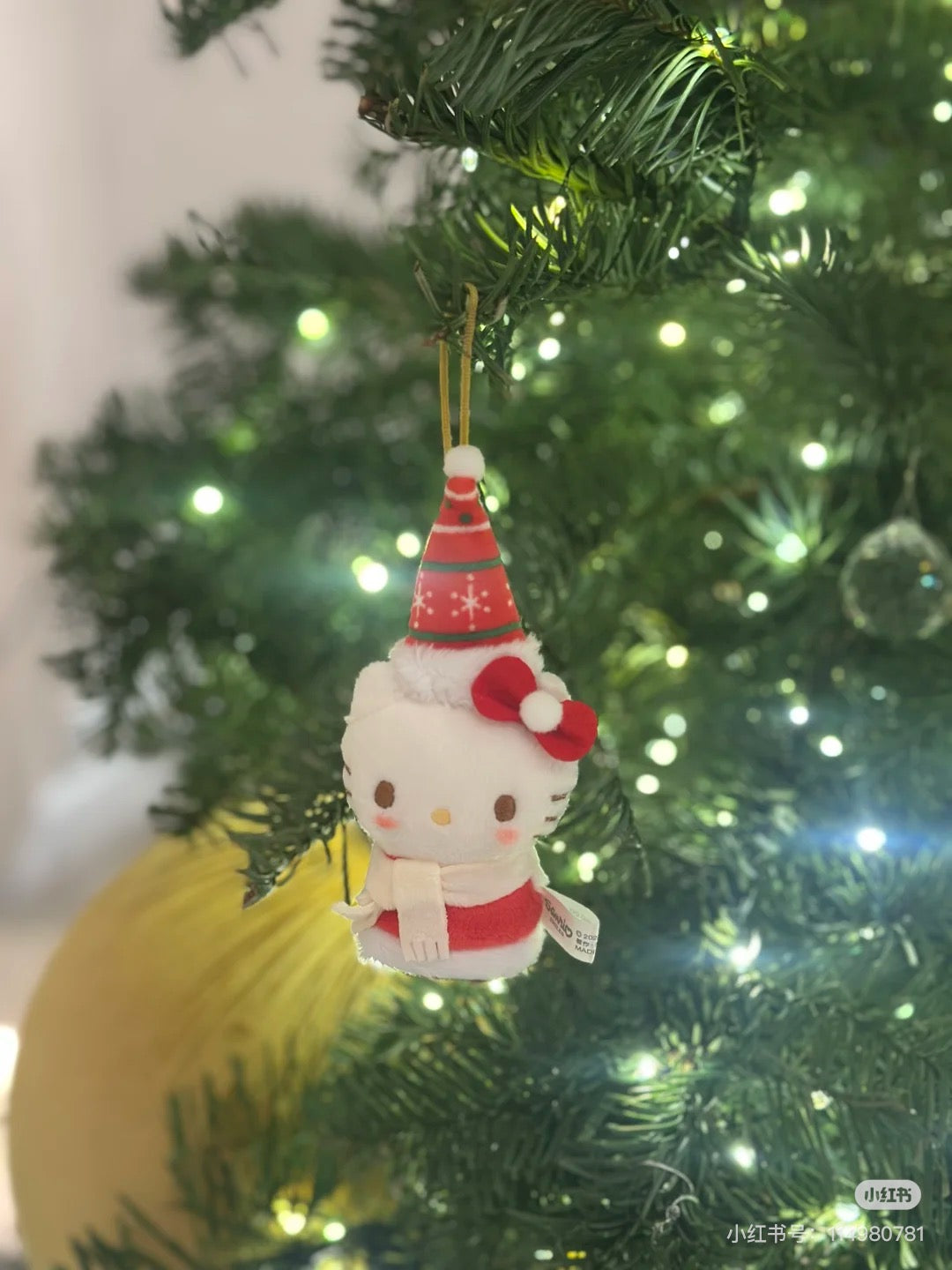 Sanrio三丽鸥｜Secret Mascot Brooch - Christmas 2024 Blind Box圣诞限定毛绒玩偶挂件胸针盲盒/全8种｜1枚入