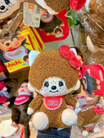 Monchhichi｜Monchichi × Sanrio Plush Toy - Hello Kitty｜125×181×100mm approx.