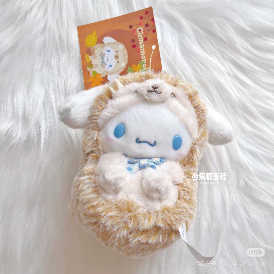 Sanrio三丽鸥｜Mascot Holder /Forest Small Animals秋日森林小动物系列可爱角色毛绒挂件/包挂｜约 13×13×14cm