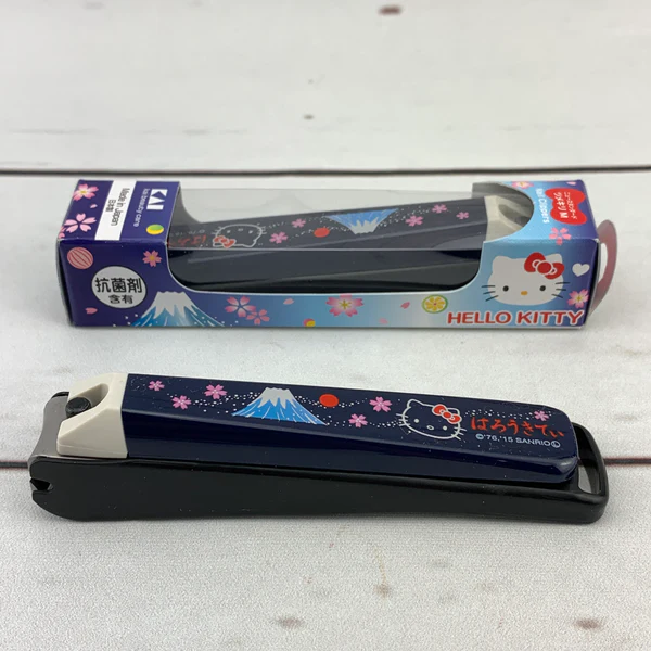 KAI贝印｜Hello Kitty Wafu Nail Clipper Standard M Fujisan Mount Fuji凯蒂猫和风富士山不锈钢指甲钳M号/防飞溅