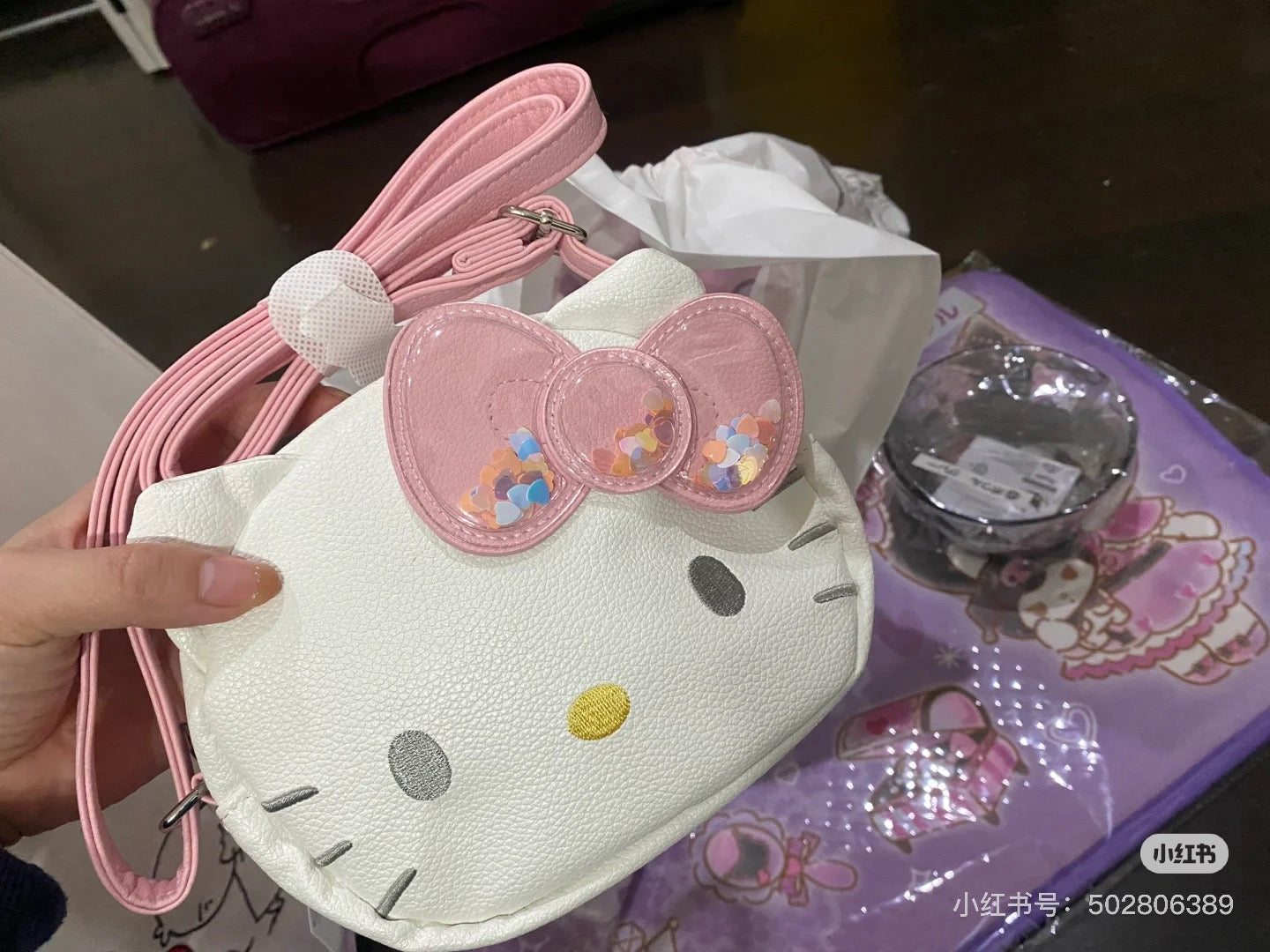 Sanrio三丽鸥｜Kids Face-Shaped Shoulder Bag, Children&