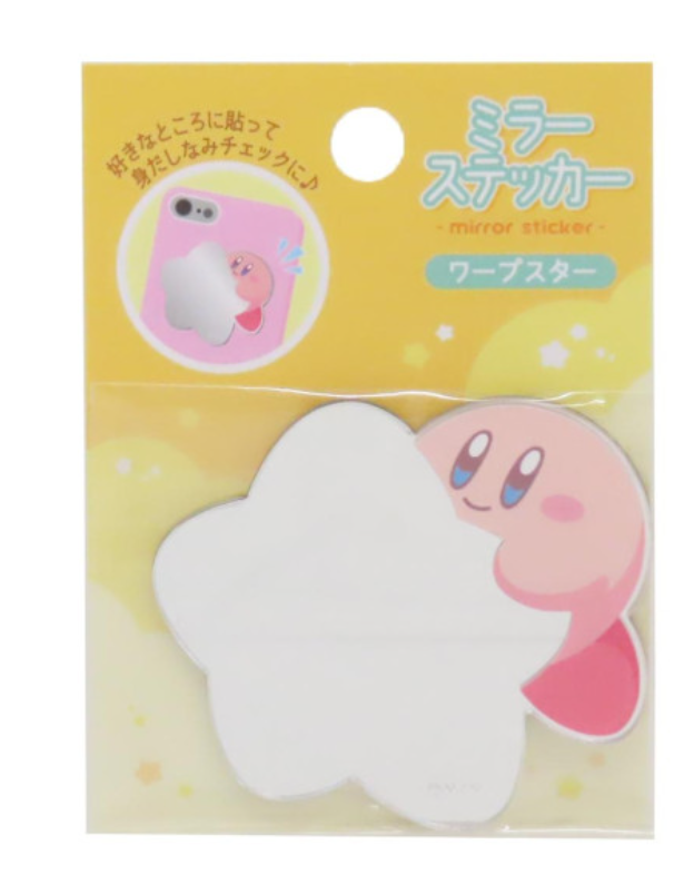 Kirby星之卡比｜Kirby Acrylic Mirror Sticker 超可爱镜子贴纸/1枚｜约H60×W60×D2mm