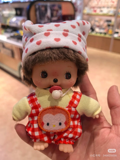 Monchhichi｜Monchhichi x Hello Kitty Plush Dolls｜H15 x W10 x D6.5cm approx.