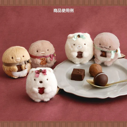 Sumikko gurashi｜Bean Master mini Tenori Plush Doll Chocolate Fair San-X Japan｜60×55×50mm approx.