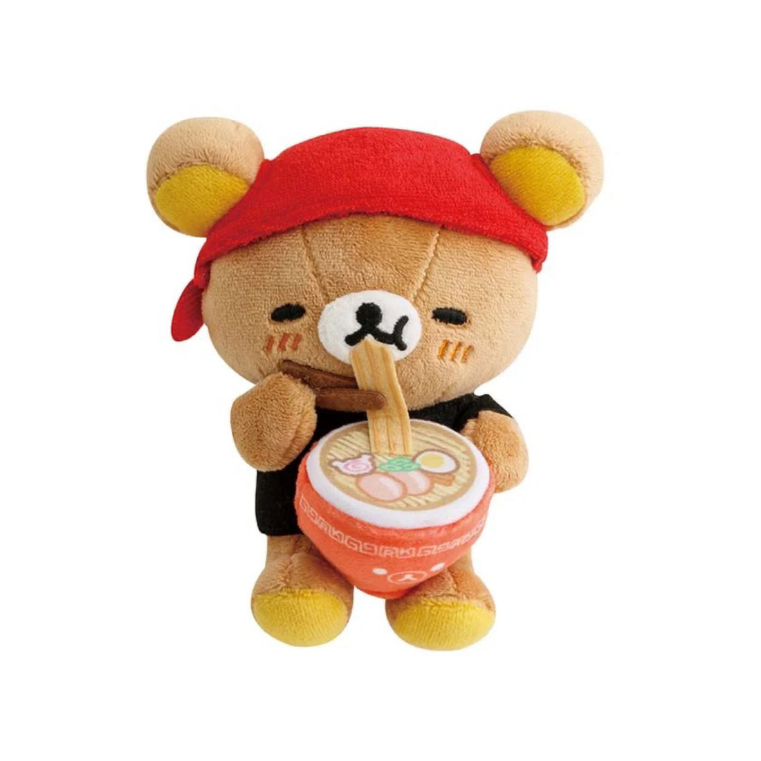 Rilakkuma轻松熊｜Plush Rilakkuma拉面店系列轻松熊毛绒玩偶/公仔｜約125 x 120 x 100mm