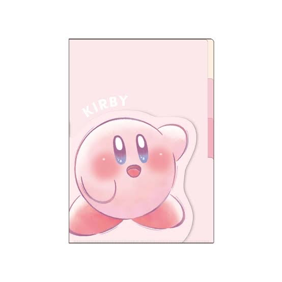 Kirby｜星之卡比多层A4文件夹/多卡位/正反都可爱｜H310×W220×D1mm