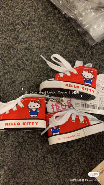 Hello kitty凯蒂猫｜超可爱帆布鞋钥匙扣｜1枚入