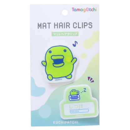 Tamagotchi拓麻歌子｜Matte Hair Clip电子宠物可爱角色亚克力刘海夹/发夹/1对｜约H45 x W50 x D13mm