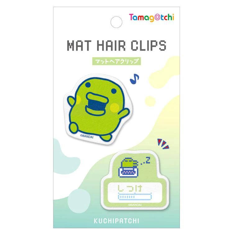 Tamagotchi拓麻歌子｜Matte Hair Clip电子宠物可爱角色亚克力刘海夹/发夹/1对｜约H45 x W50 x D13mm