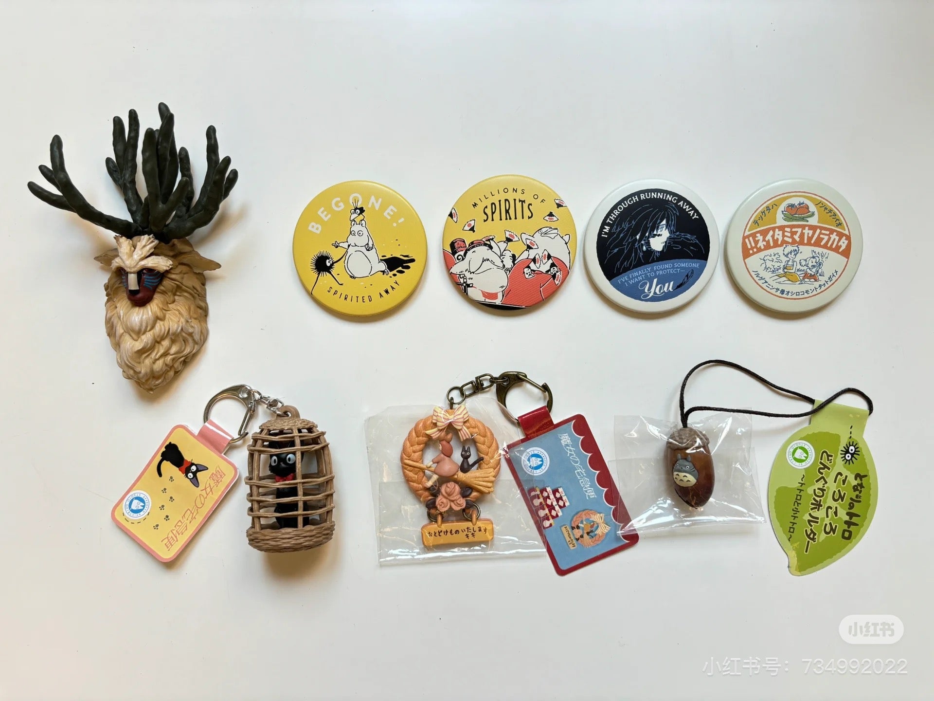 My neighbor totoro｜Studio Ghibli Can Badge Collection [Spirited Away] Chihiro吉卜力宫崎骏《千与千寻》马口铁徽章吧唧盲盒/全10种｜1枚入