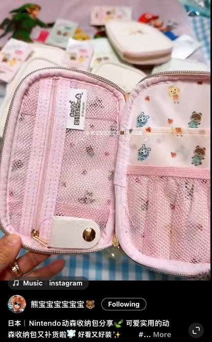 Animal Crossing动森｜角色多功能收纳包/护照包/手帐包/烧饼包/gadget pouch｜约H165×W110×D25mm