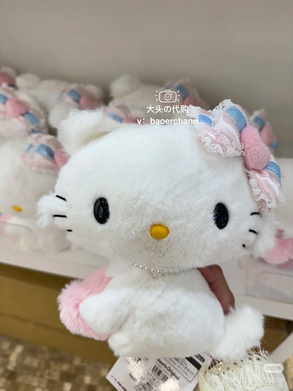 Sanrio三丽鸥｜ Plush Toy / Fluffy Heart毛茸茸爱心系列平成复古系列可爱角色毛绒玩偶/公仔｜约9.5 x 17.4 x 19.7cm