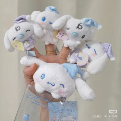 Sanrio三丽鸥｜ Secret Puppet Mascot - Cinnamoroll / Sleepy Time Blind Box玉桂狗甜梦系列困困大耳狗毛绒指偶盲盒/全8种｜1枚入