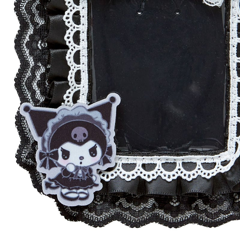 Sanrio三丽鸥｜Trading Card Holder / Enjoy Idol Gothic Night Party享受偶像哥特之夜派对黑色偶像应援钥匙扣卡包/照片挂｜约13×2×15cm