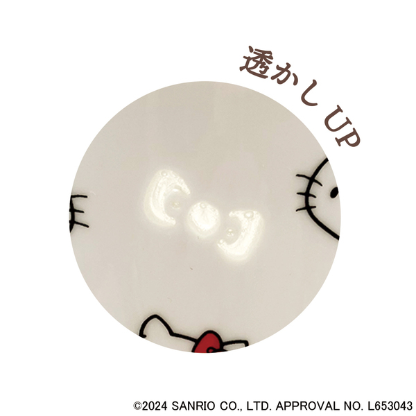 Sanrio三丽鸥｜Porcelain Mug - Hello Kitty / Hotarude Light Shine蝴蝶结透光马克杯｜约φ80 x H95 mm