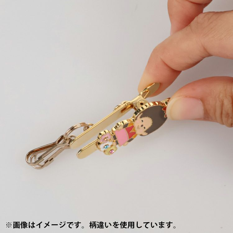 Monchhichi｜Heidi x Monchhichi Bag Key Clip mini (Yuki-chan Babychhichi)｜H4.7 x W2.3cm approx.