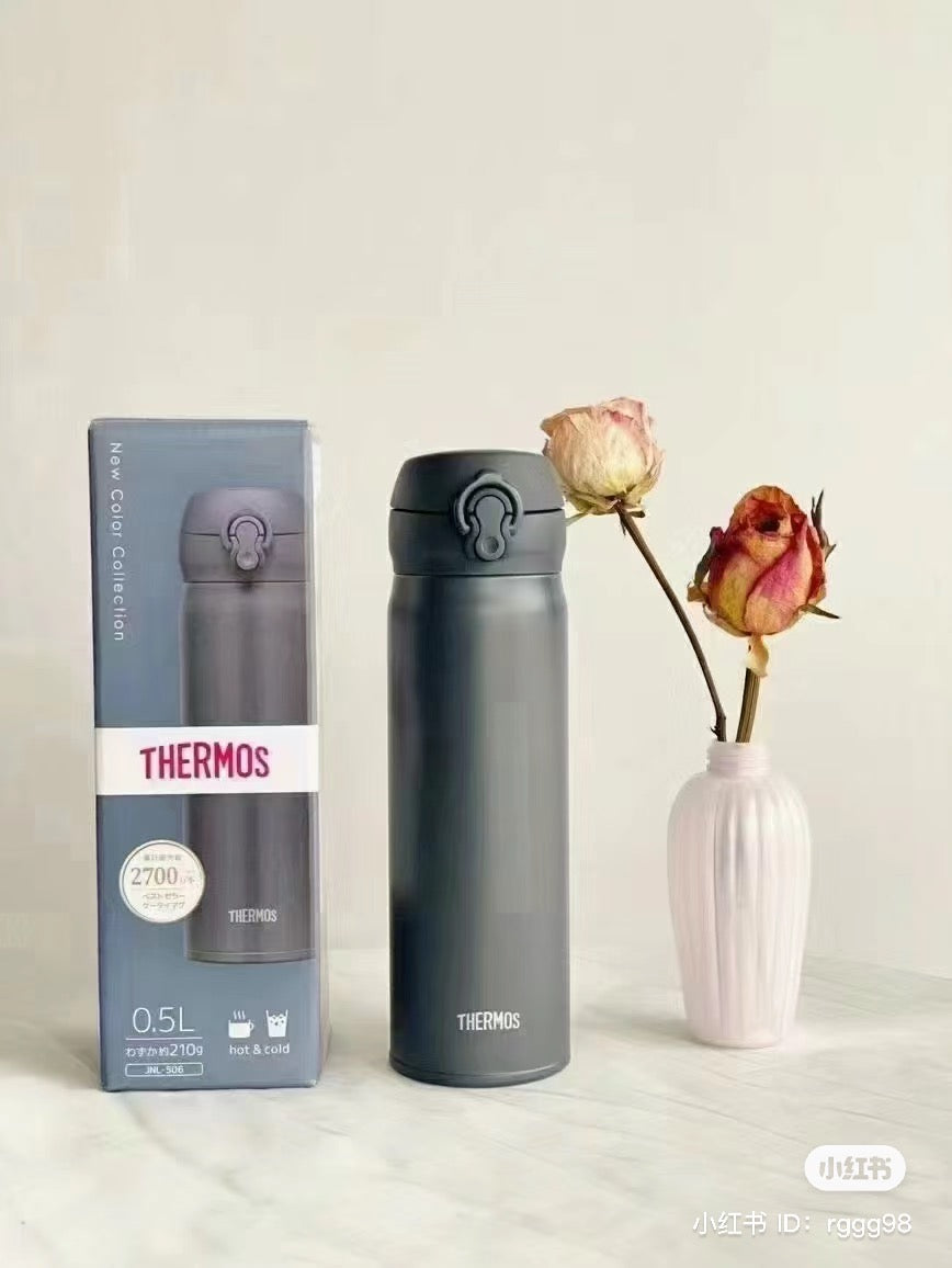 Thermos｜超轻不锈钢便携保冷保温杯/多色选｜500ml